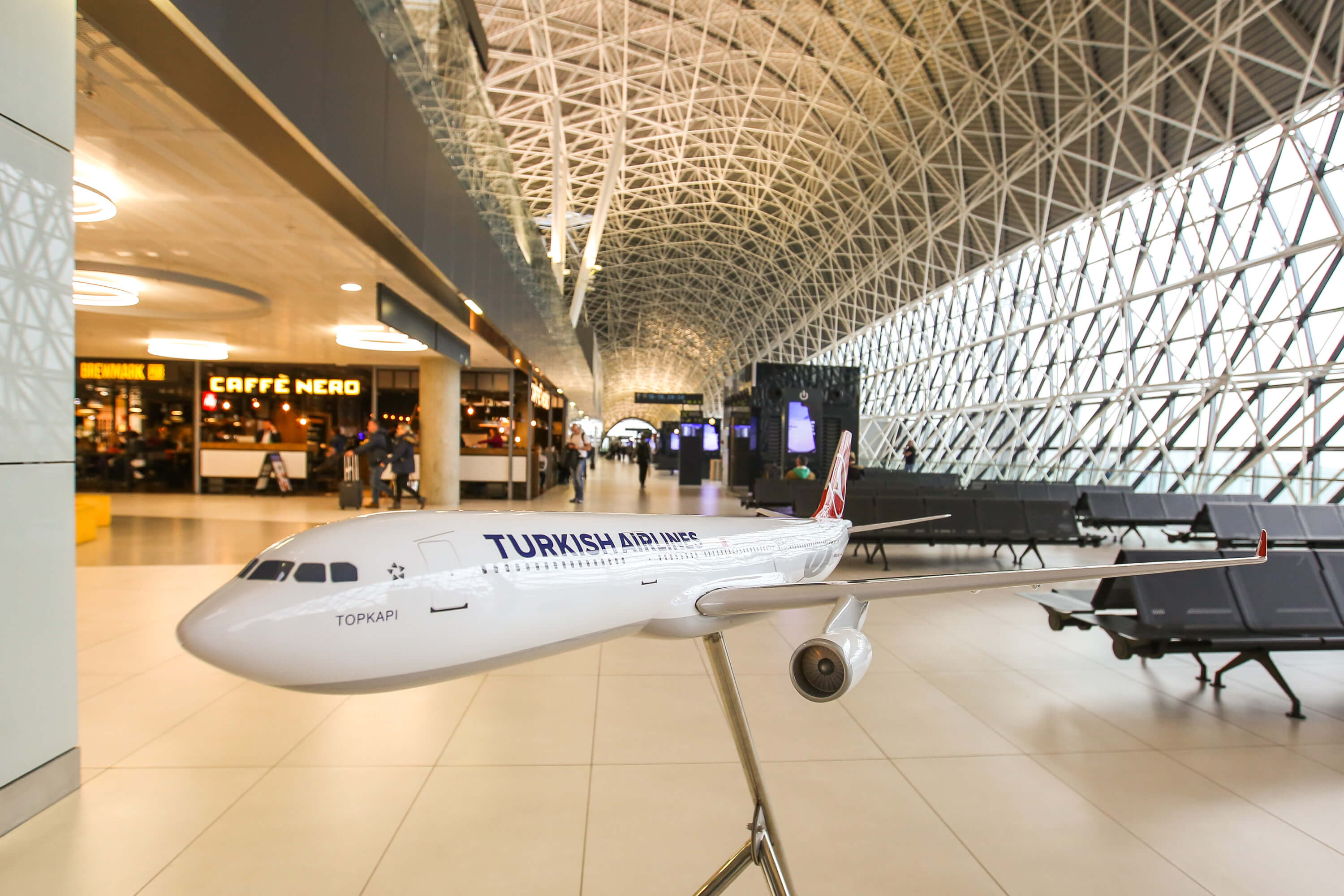 Franjo Tuđman Airport Zagreb Turkish Airlines celebrated 20 years of