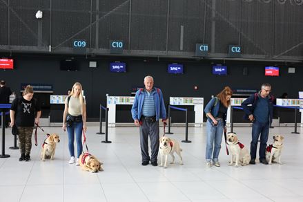 Zagreb Airport and Rehabilitation Center Silver started collaboration on assistant dog socialization program training