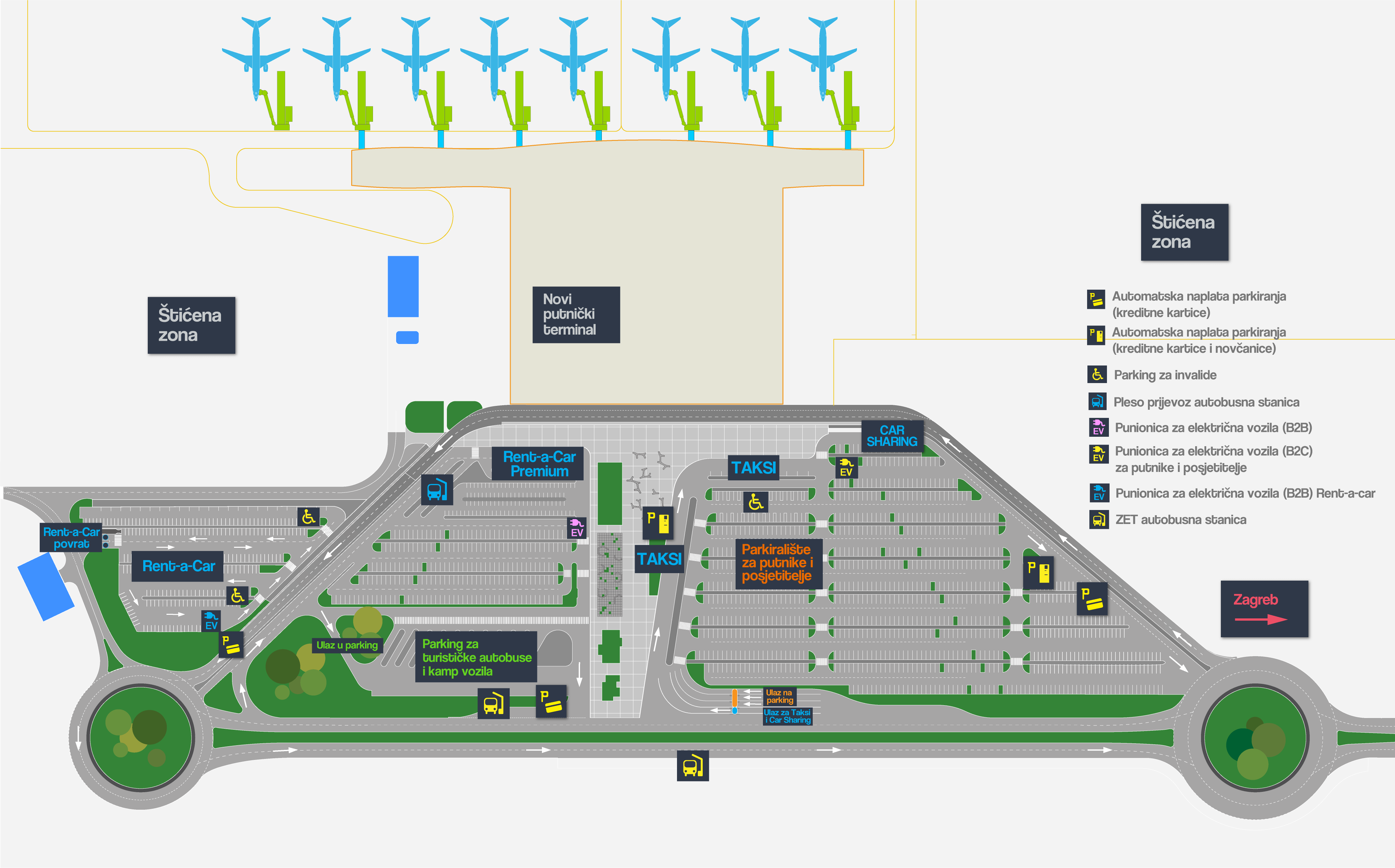 Mapa parkinga