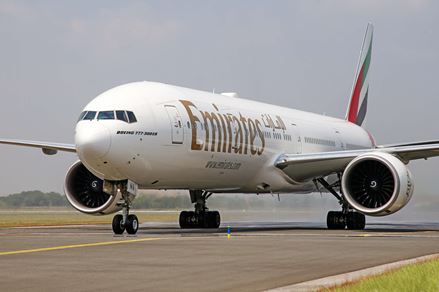 Emirates landed in Zagreb